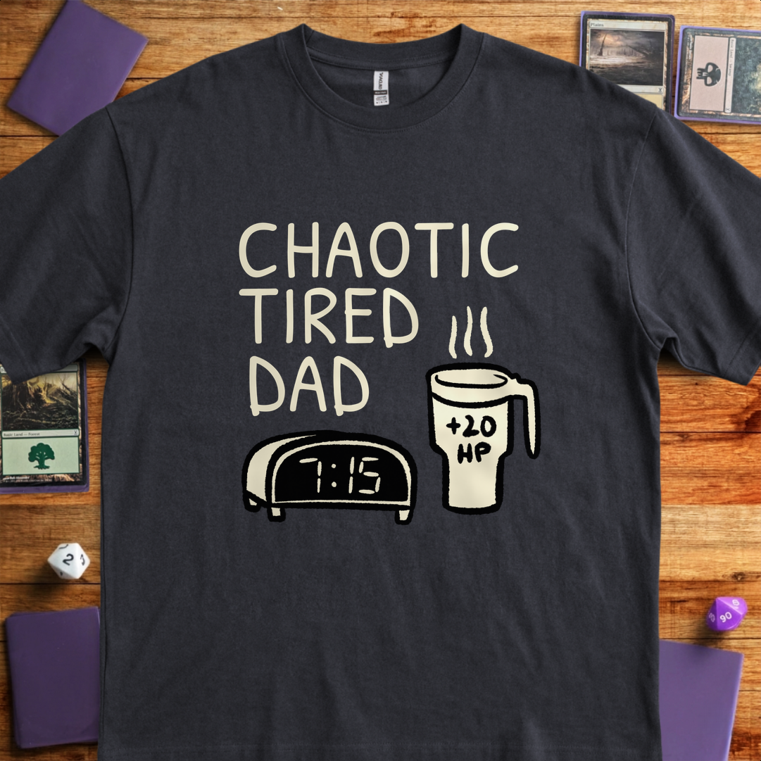 Chaotic Tired Dad Coffee - Black