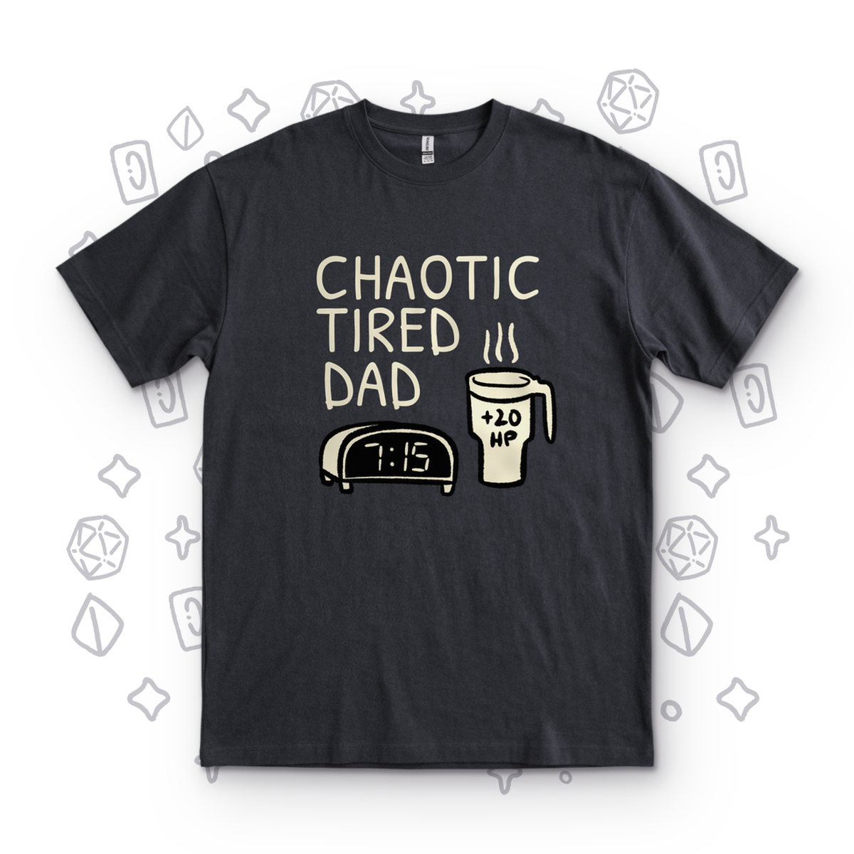 Chaotic Tired Dad Coffee - Black