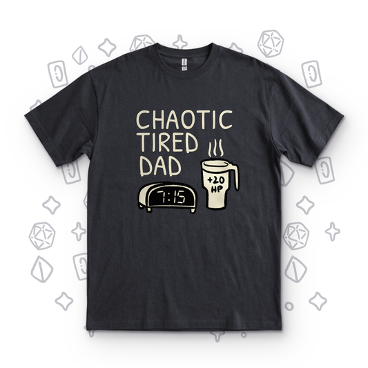 Chaotic Tired Dad Coffee - Black