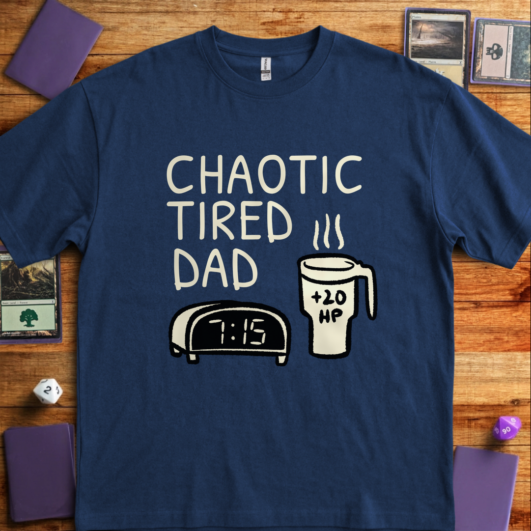 Chaotic Tired Dad Coffee - Navy