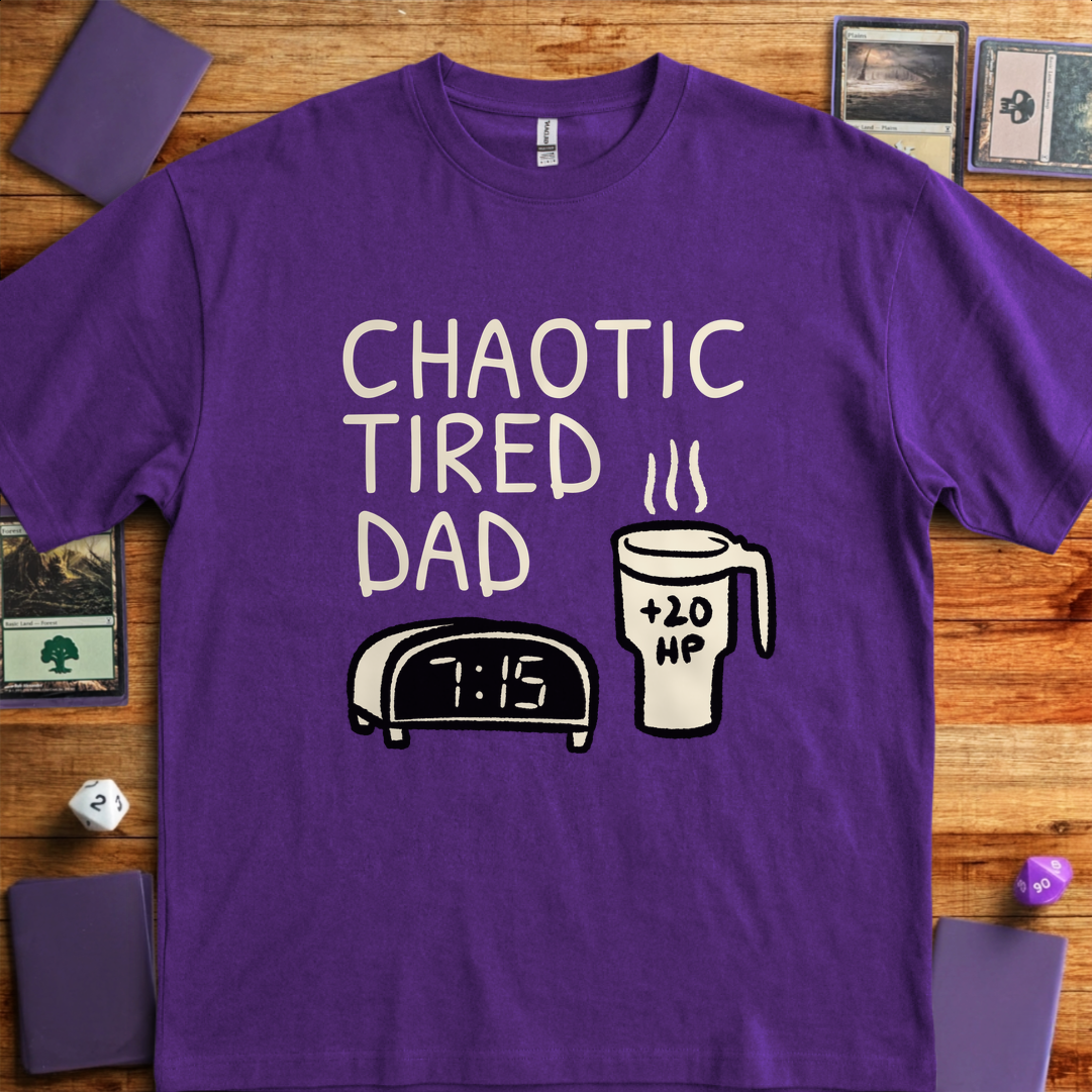 Chaotic Tired Dad Coffee - Purple