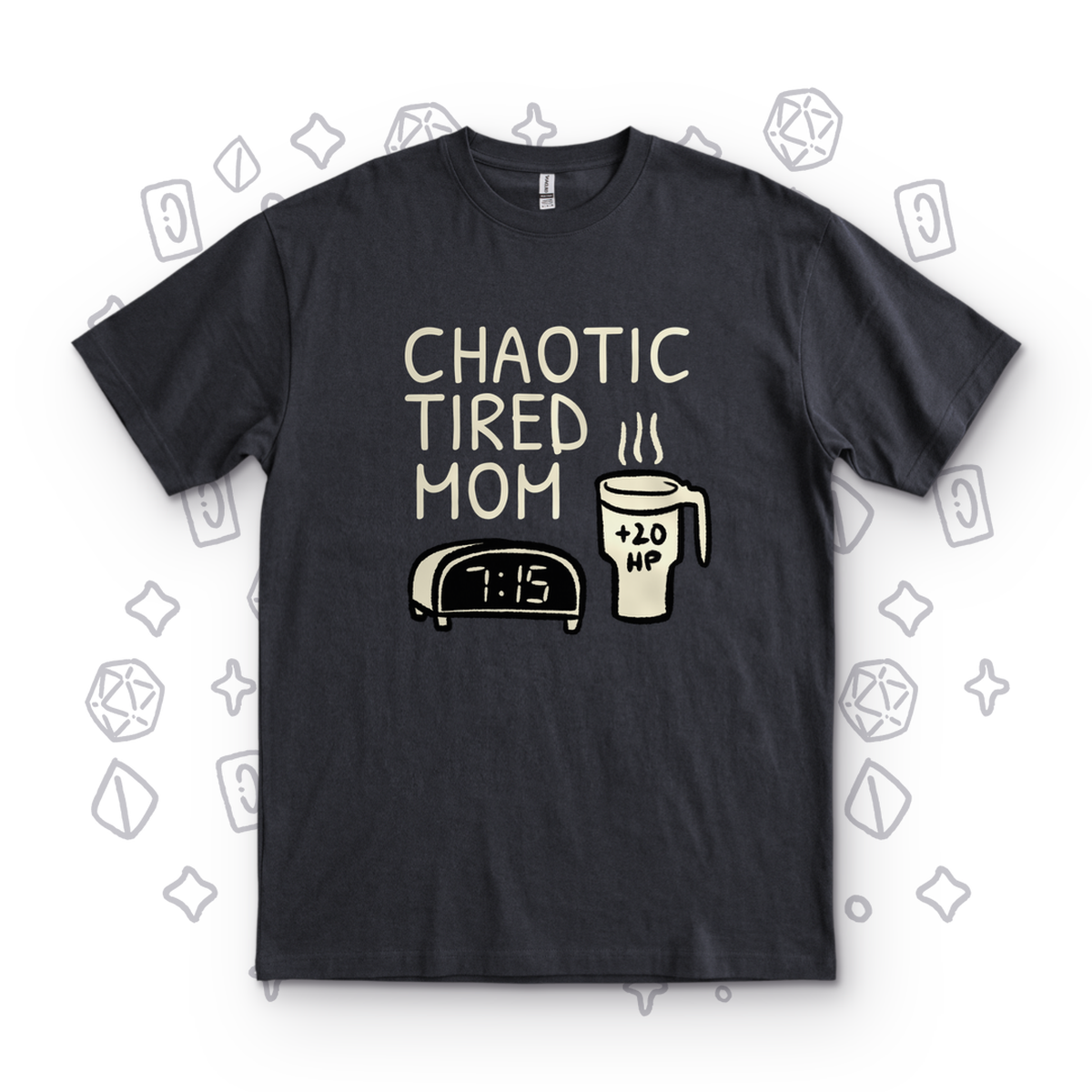 Chaotic Tired Mom Coffee - Black