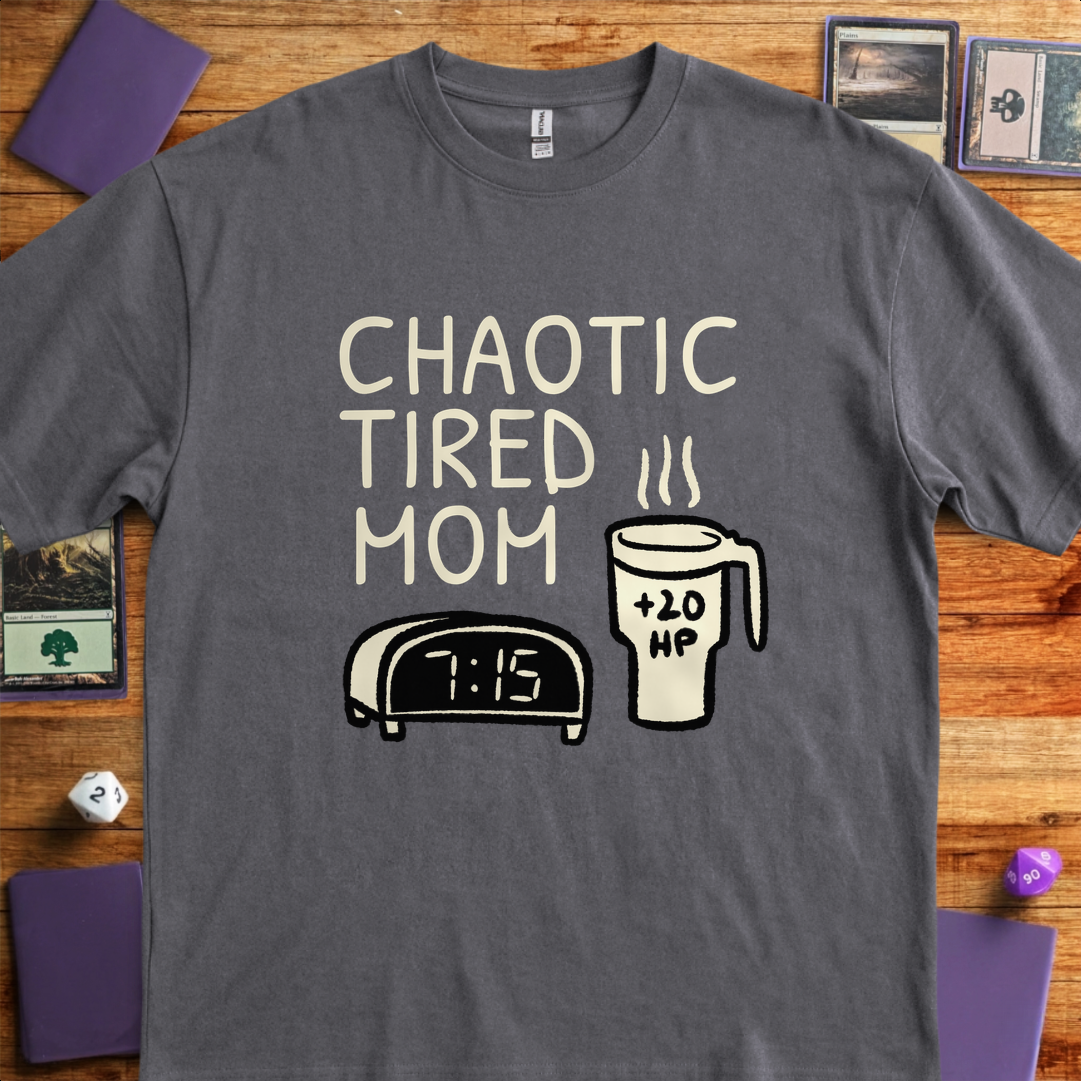Chaotic Tired Mom Coffee - Charcoal