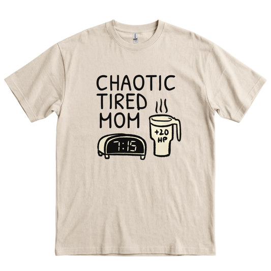 Chaotic Tired Mom Coffee - Sand