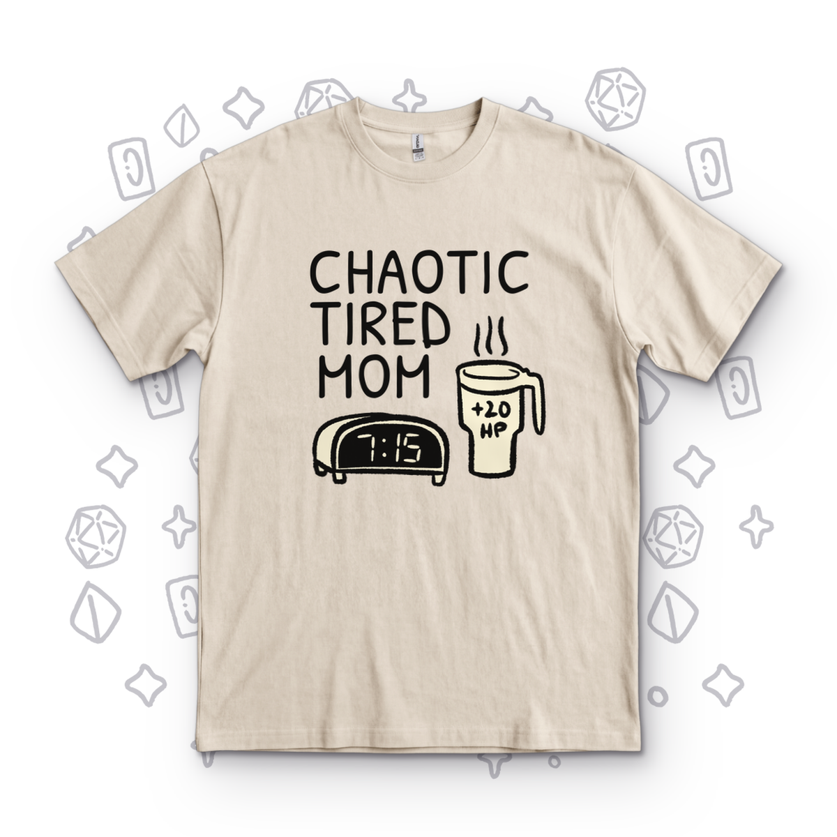 Chaotic Tired Mom Coffee - Sand
