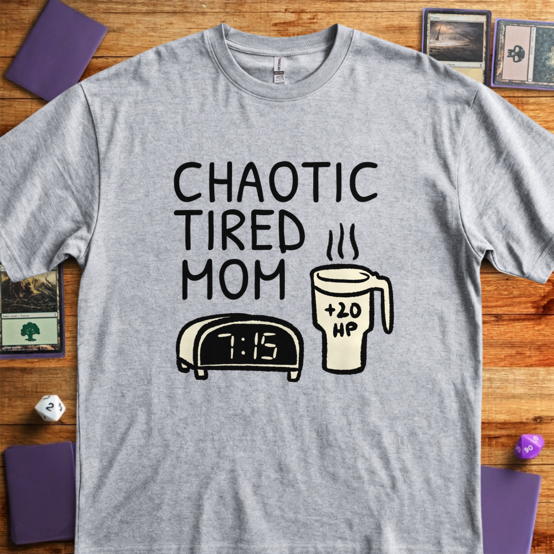 Chaotic Tired Mom Coffee - Sport Grey