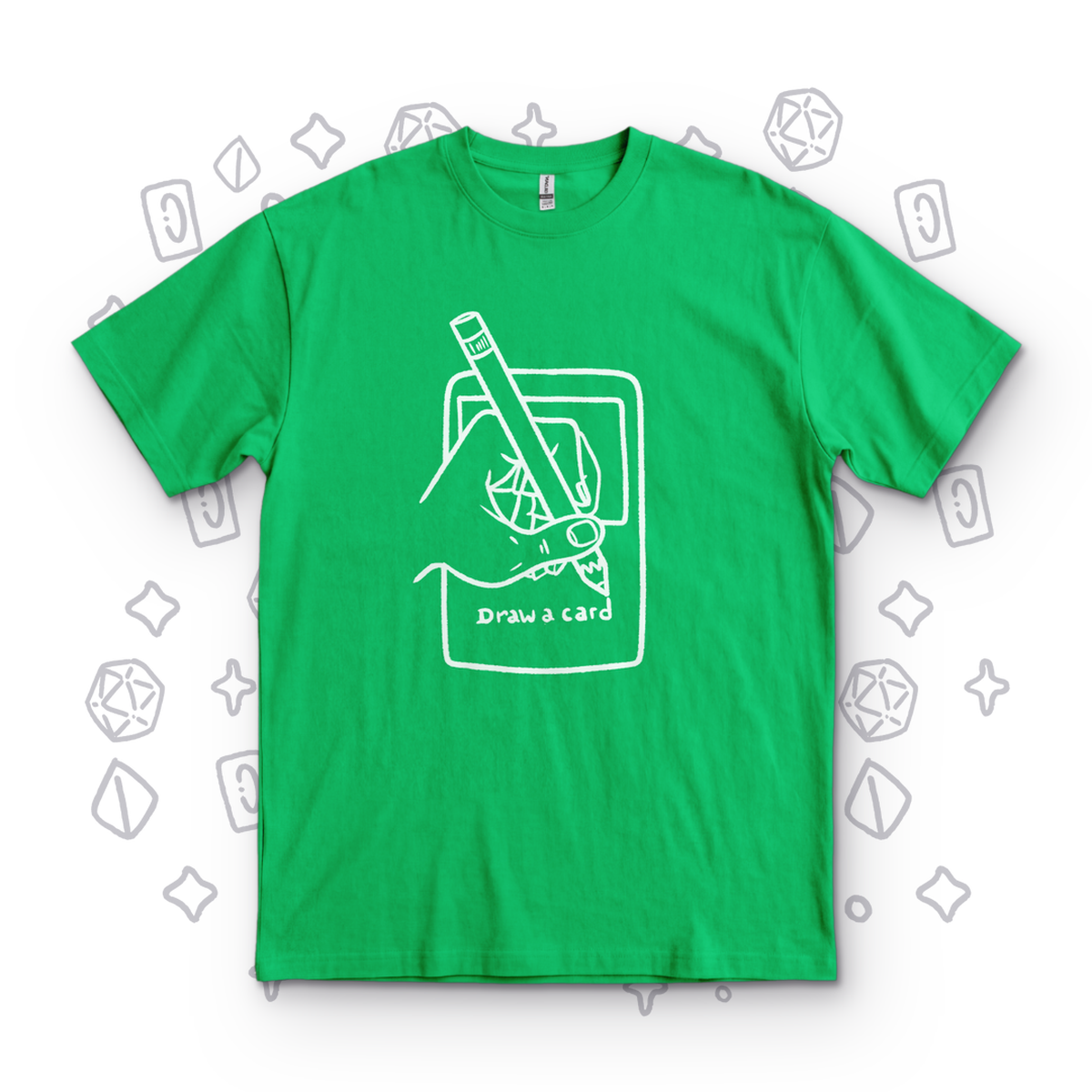 Draw a Card - Kelly Green