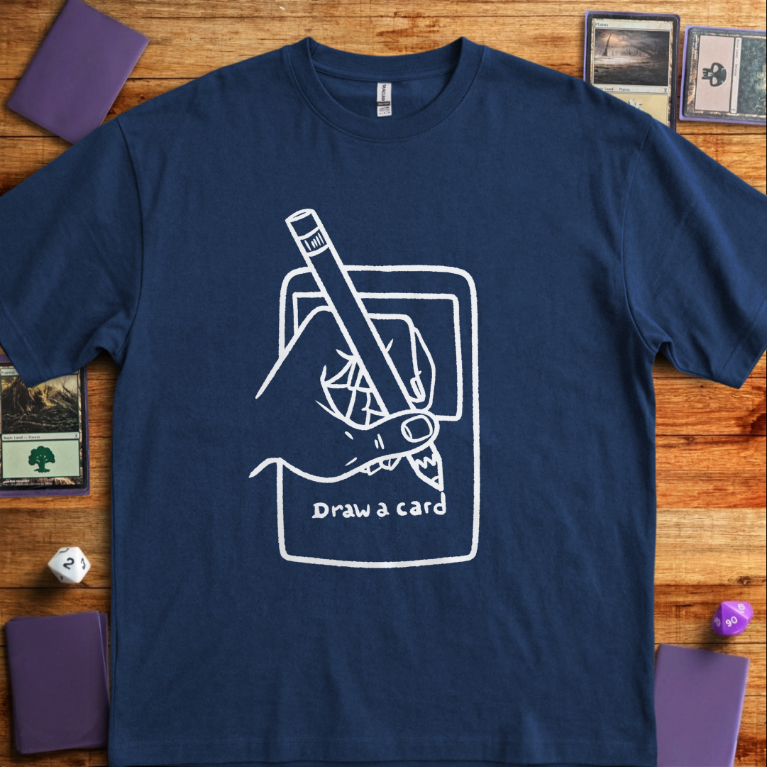 Draw a Card - Navy