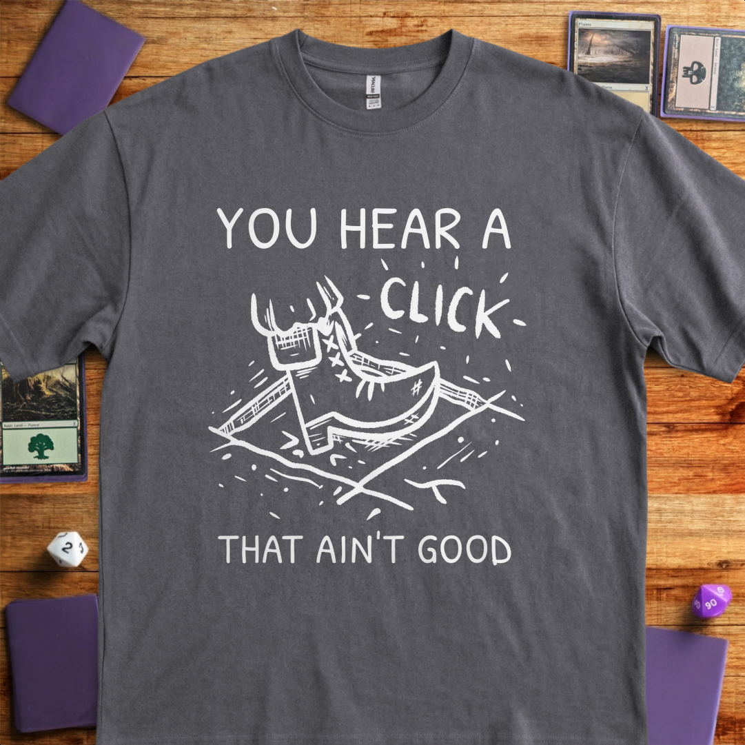 You Hear a Click - Charcoal