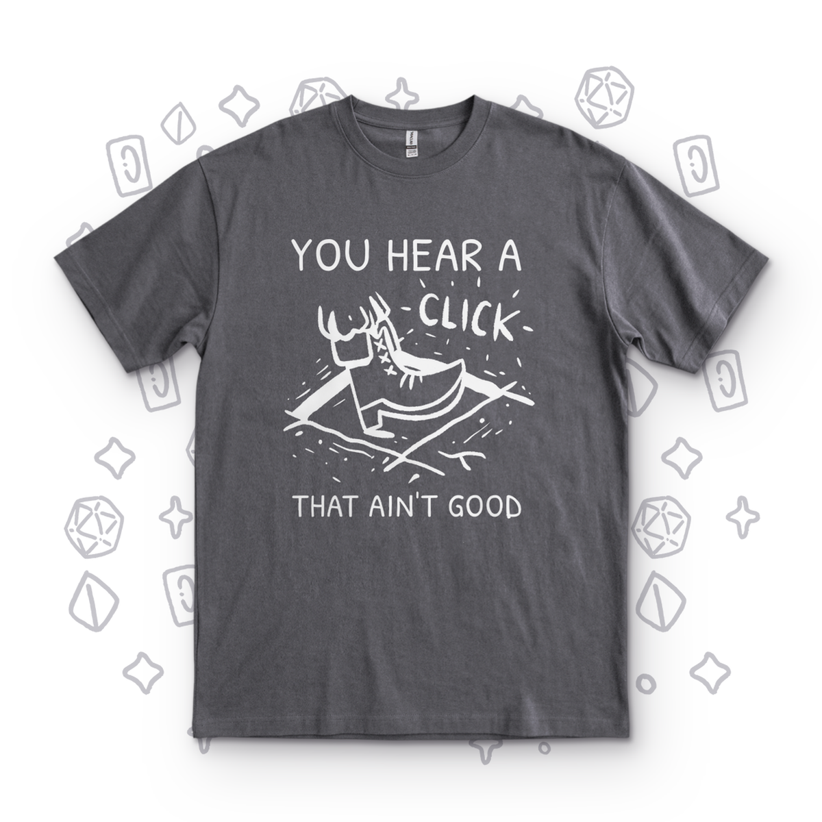You Hear a Click - Charcoal