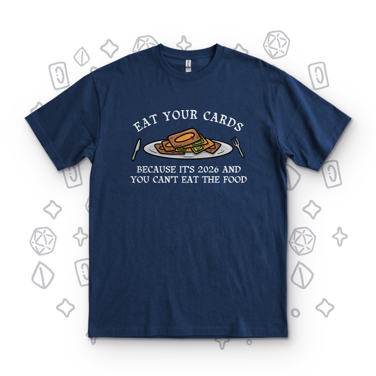 Eat Your Cards - Navy