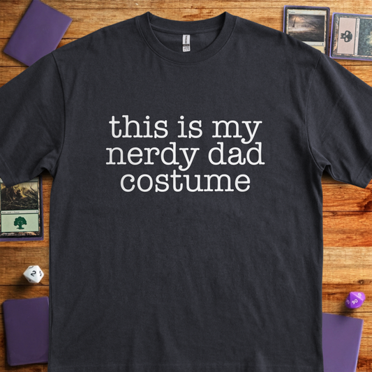 Nerdy Dad Costume - Black