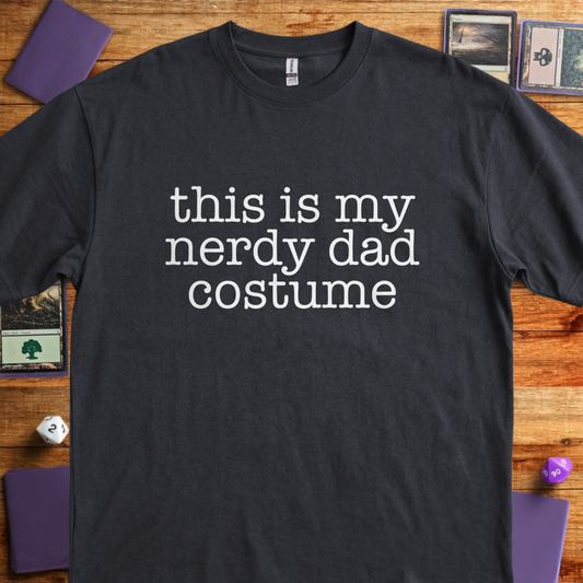 Nerdy Dad Costume - Black