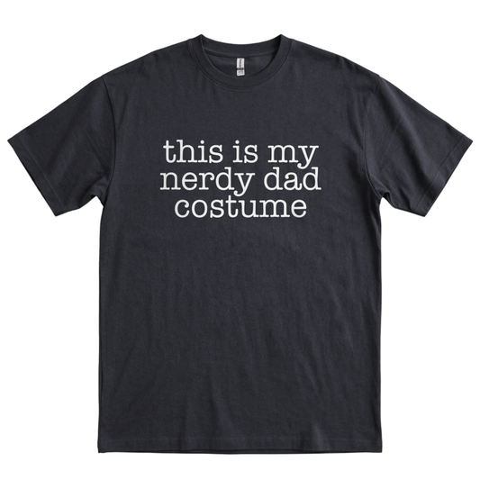 Nerdy Dad Costume - Black