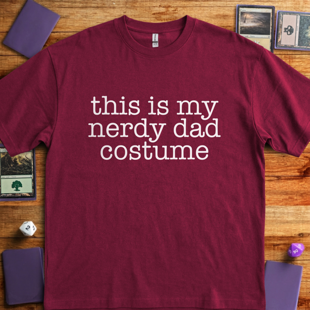 Nerdy Dad Costume - Maroon