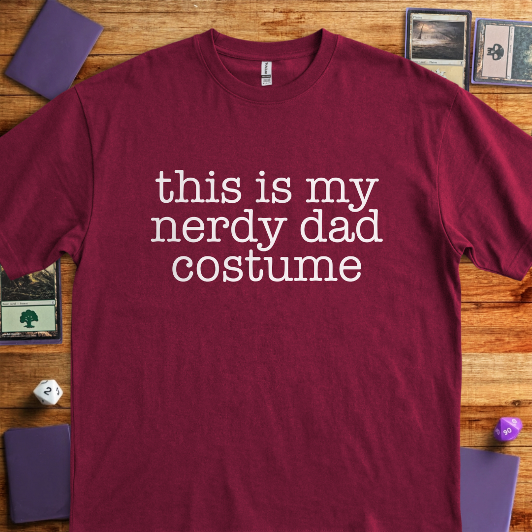 Nerdy Dad Costume - Maroon