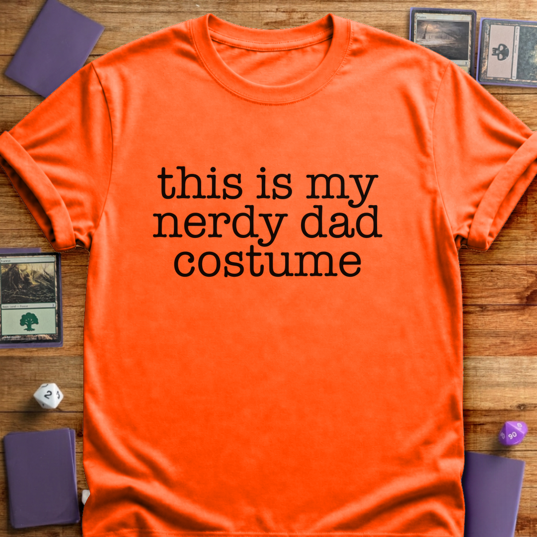 Nerdy Dad Costume - Orange