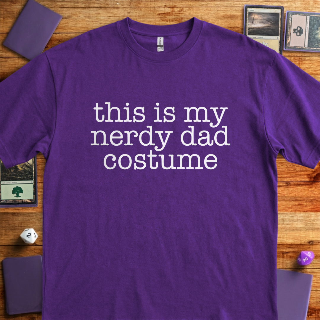 Nerdy Dad Costume - Purple