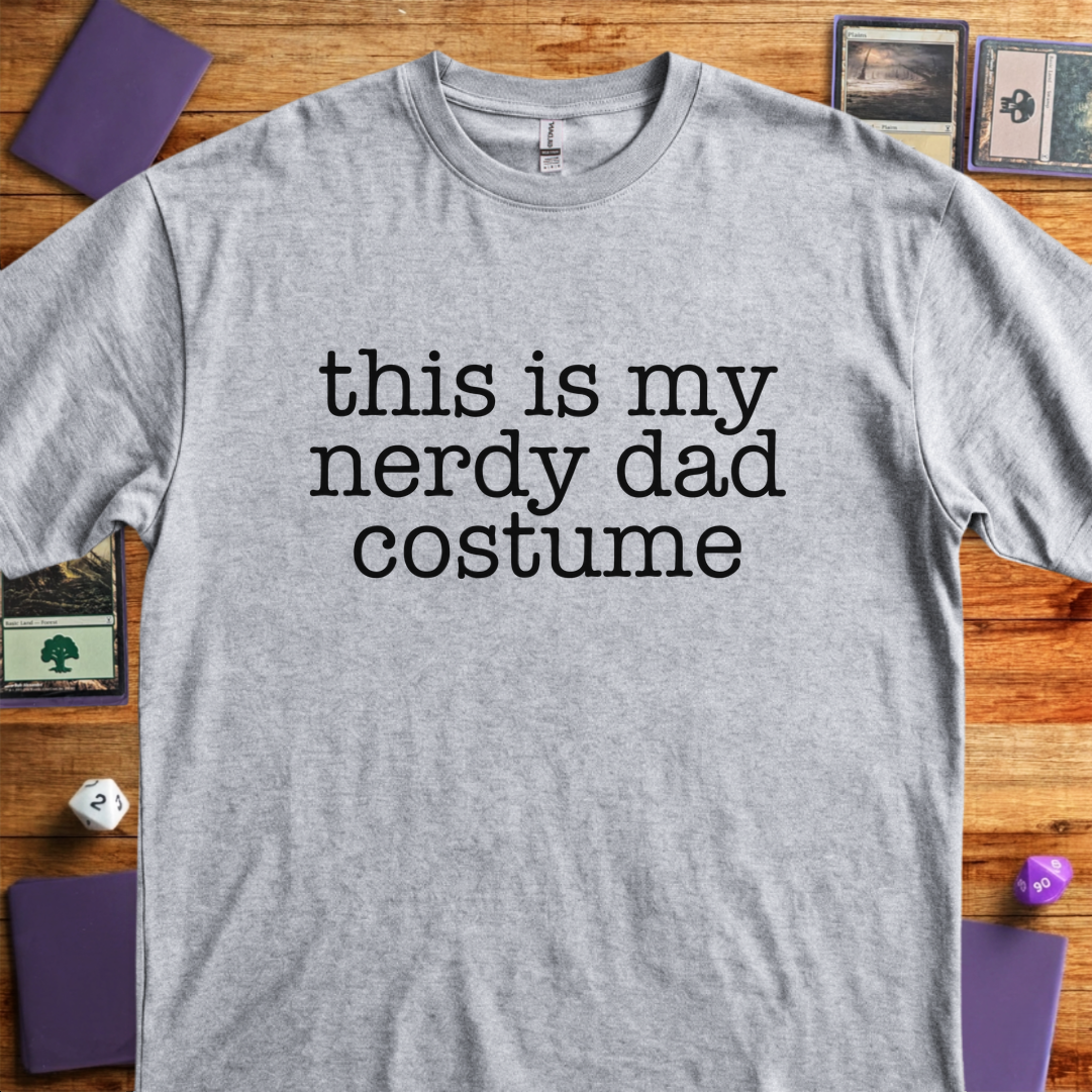 Nerdy Dad Costume - Sport Grey