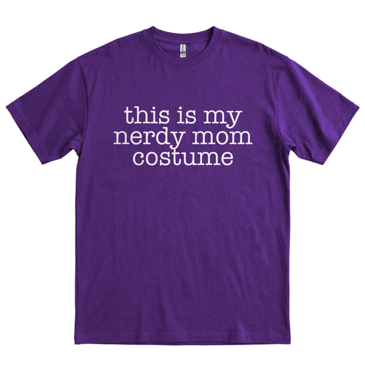 Nerdy Mom Costume - Purple