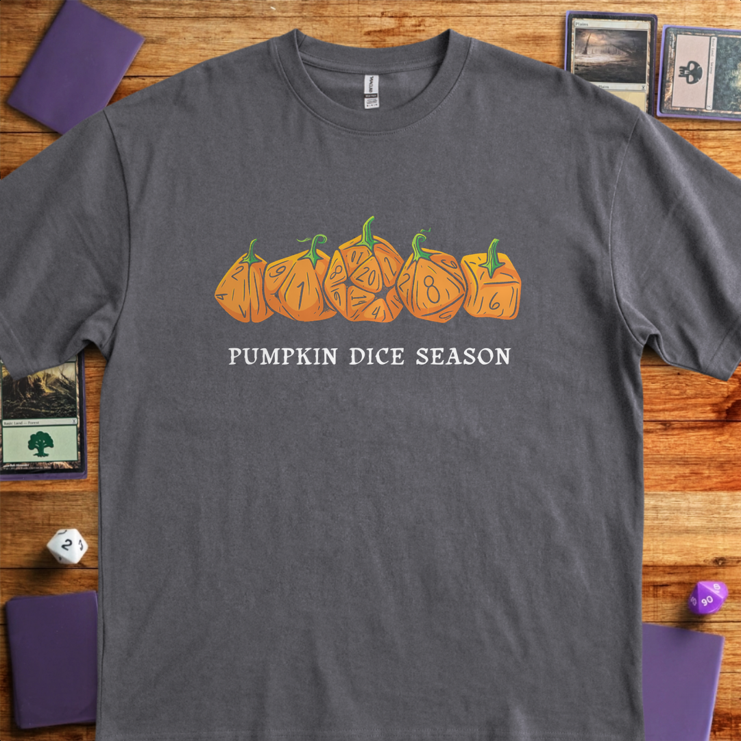 Pumpkin Dice - Charcoal