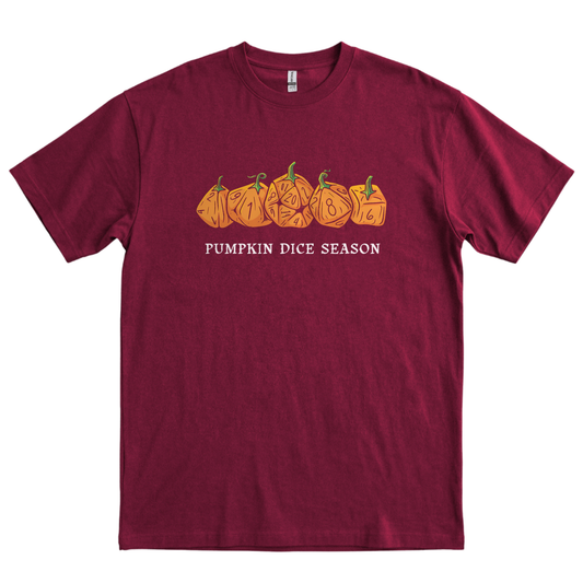 Pumpkin Dice - Maroon