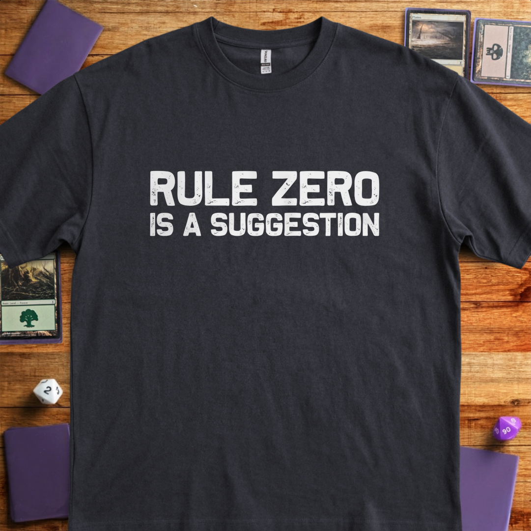 Rule Zero Is a Suggestion - Black