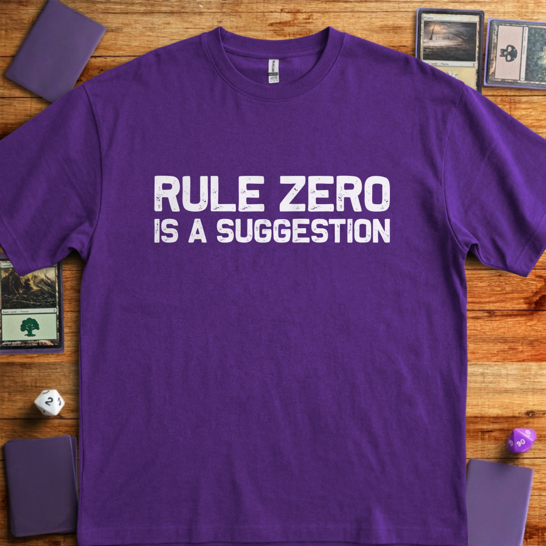 Rule Zero Is a Suggestion - Purple