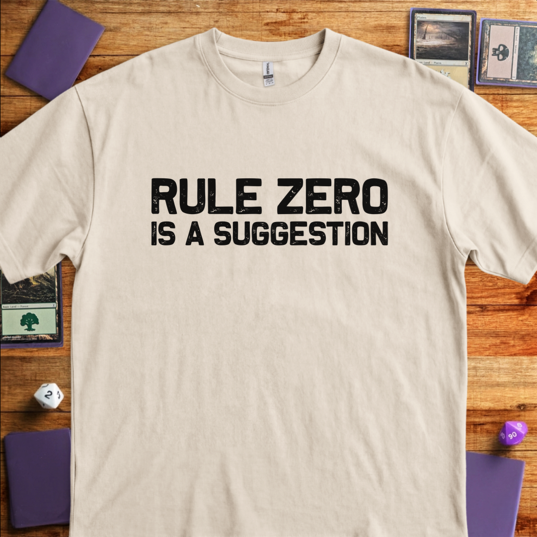 Rule Zero Is a Suggestion - Sand
