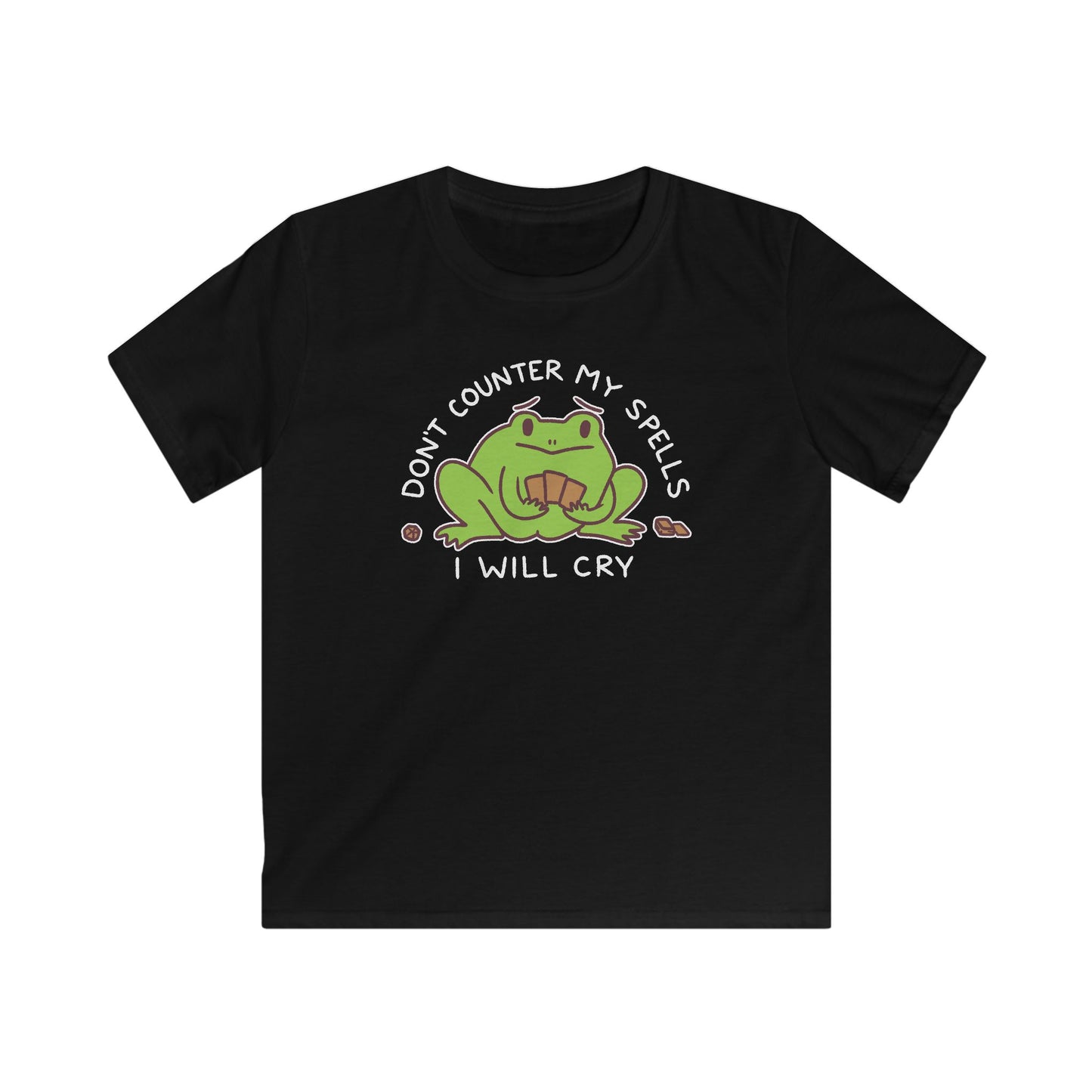 Don't Counter My Spells Kids Softstyle Tee