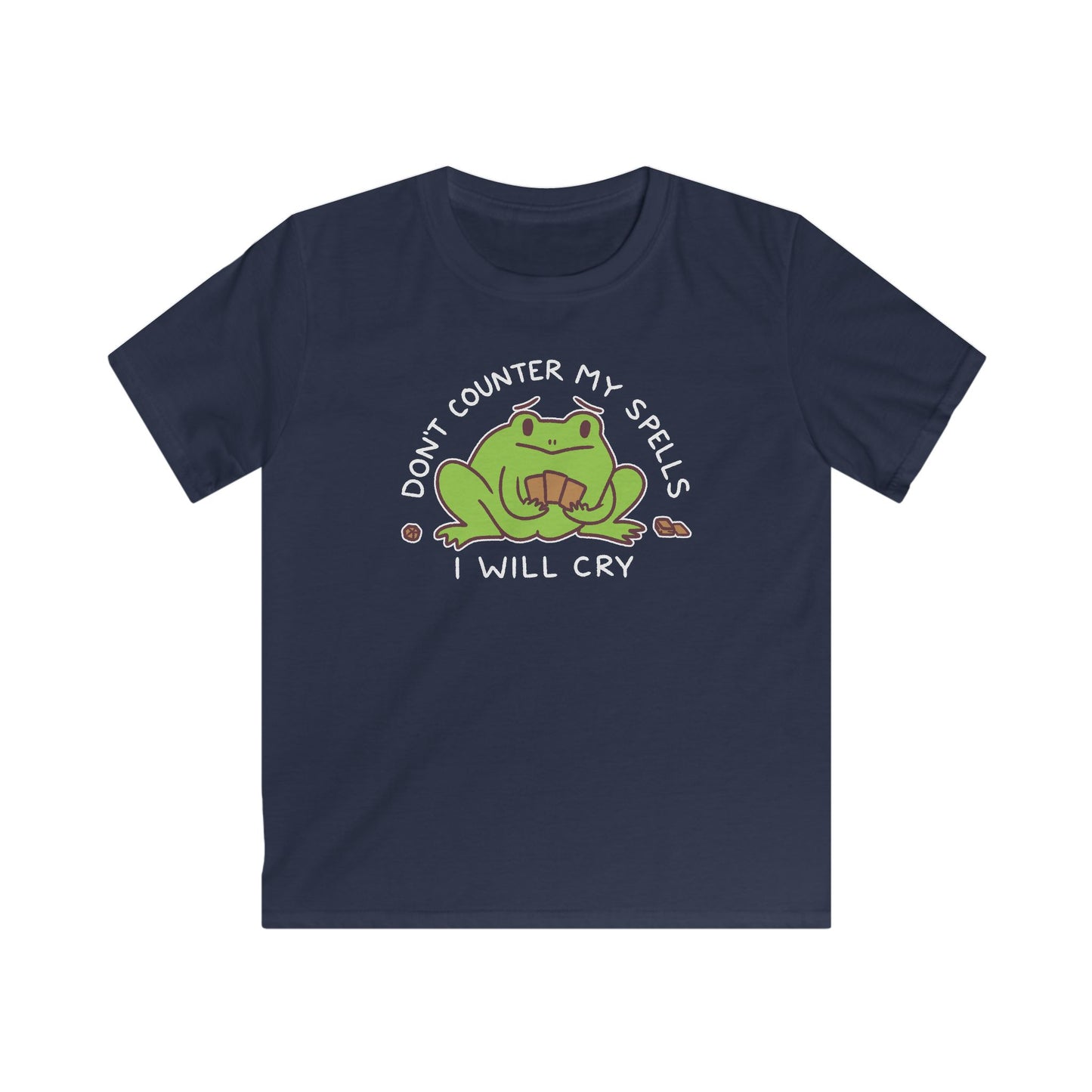 Don't Counter My Spells Kids Softstyle Tee