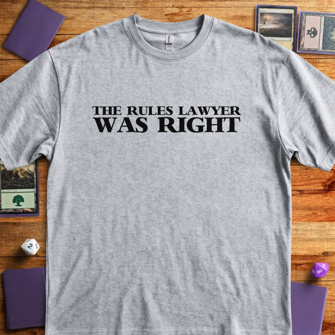 The Rules Lawyer Was Right - Sport Grey