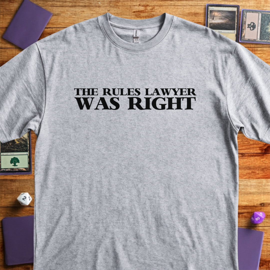 The Rules Lawyer Was Right - Sport Grey
