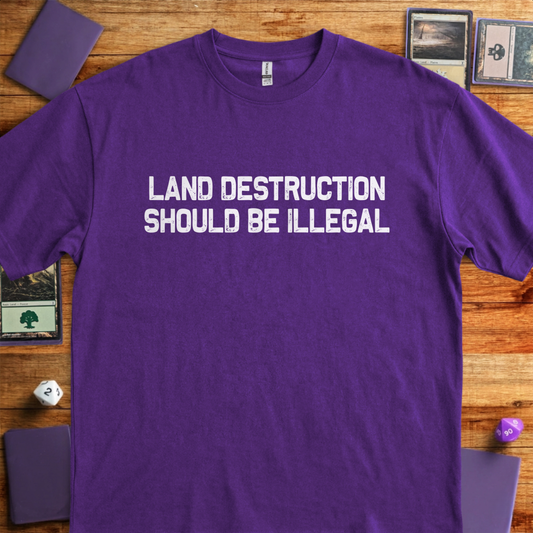 Land Destruction Should Be Illegal - Purple