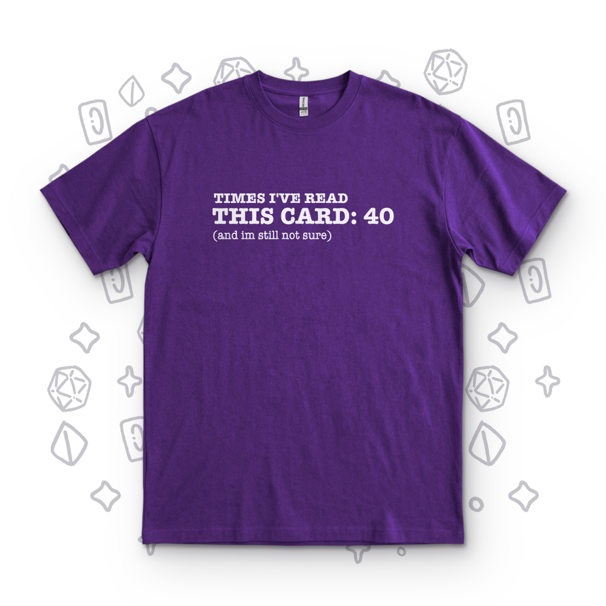 Times I've Read This Card - Purple