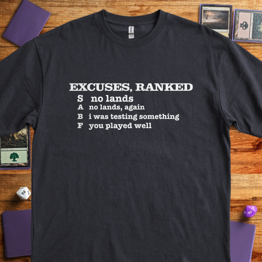 Excuses, Ranked - Black