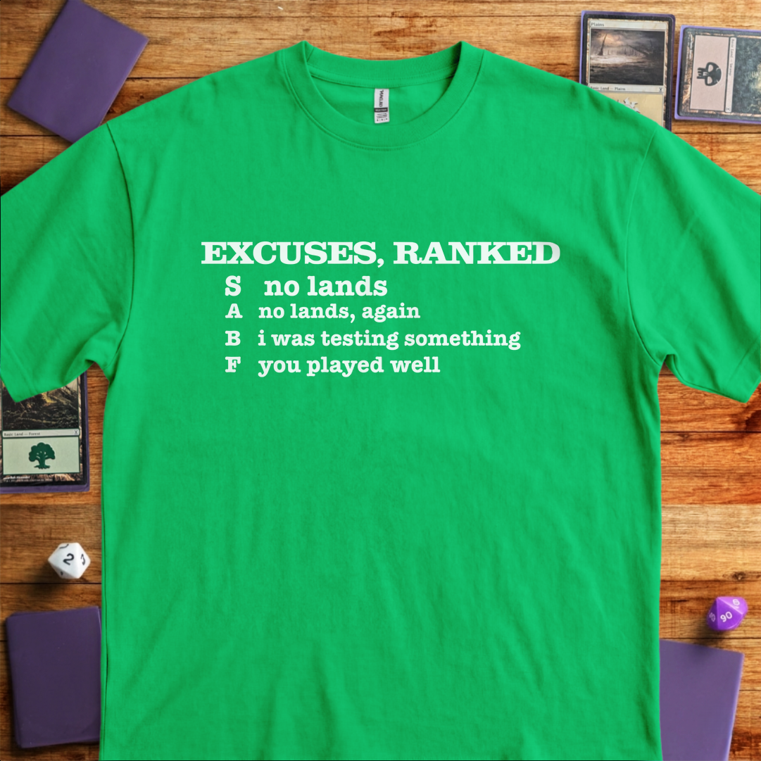 Excuses, Ranked - Kelly Green