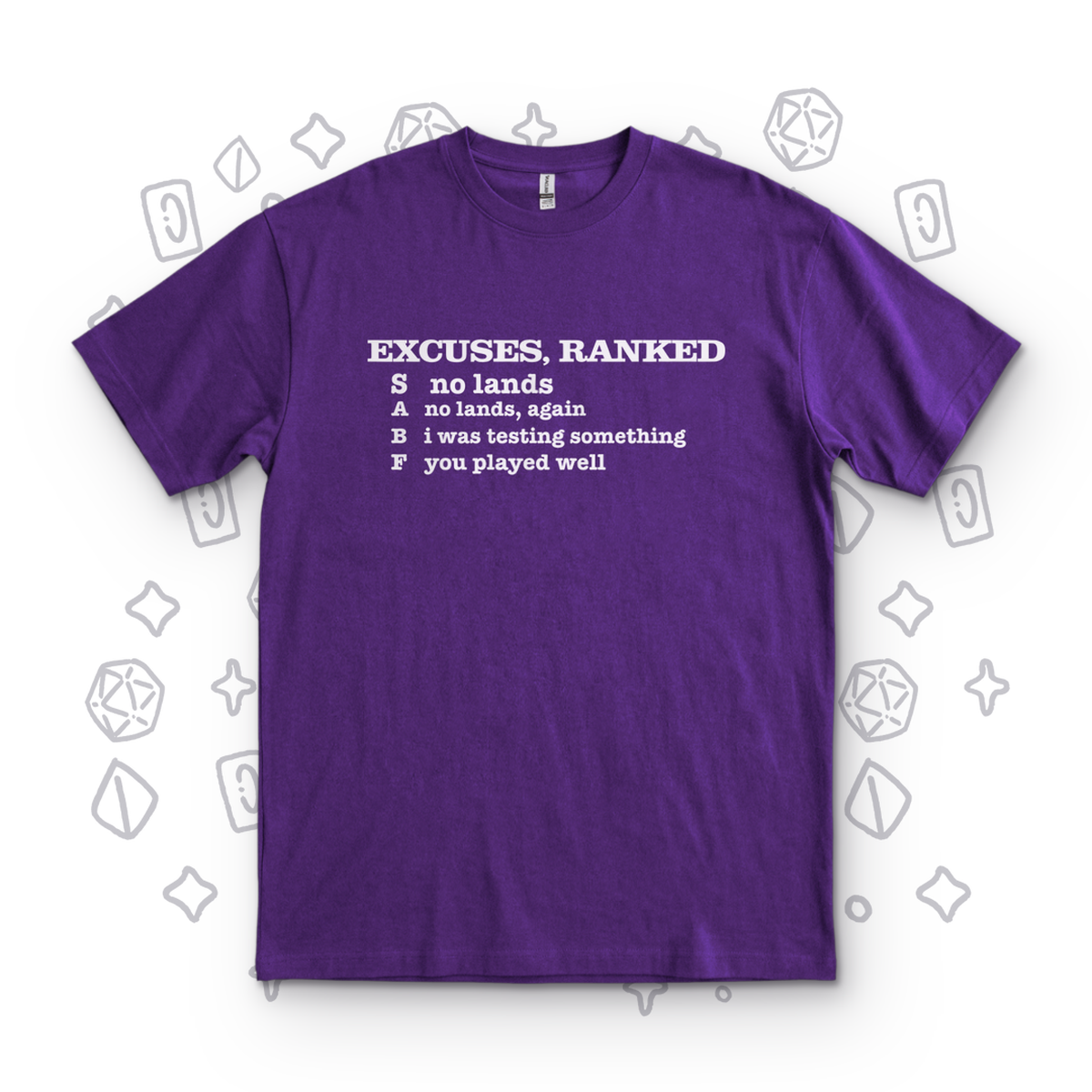 Excuses, Ranked - Purple