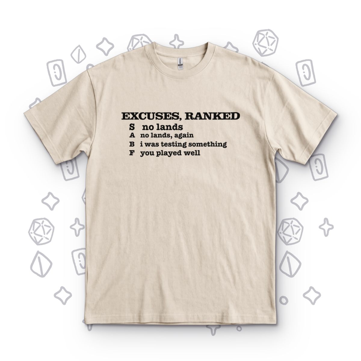 Excuses, Ranked - Sand