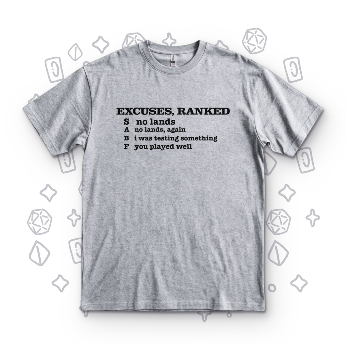 Excuses, Ranked - Sport Grey