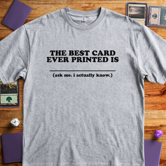 The Best Card Ever Printed - Sport Grey