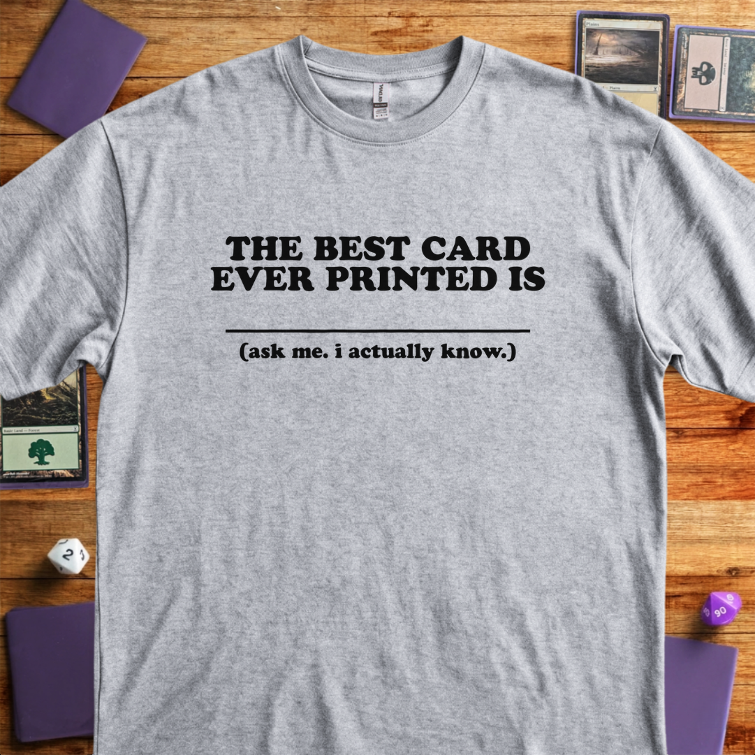 The Best Card Ever Printed - Sport Grey