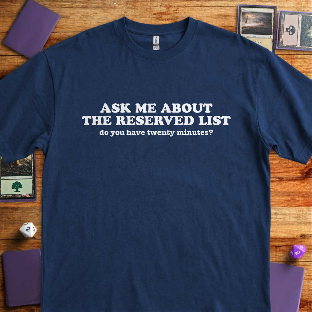 Ask Me About the Reserved List - Navy