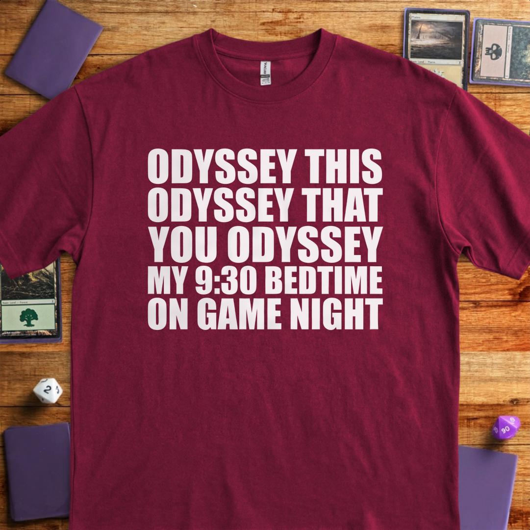 My 9:30 Bedtime on Game Night - Maroon
