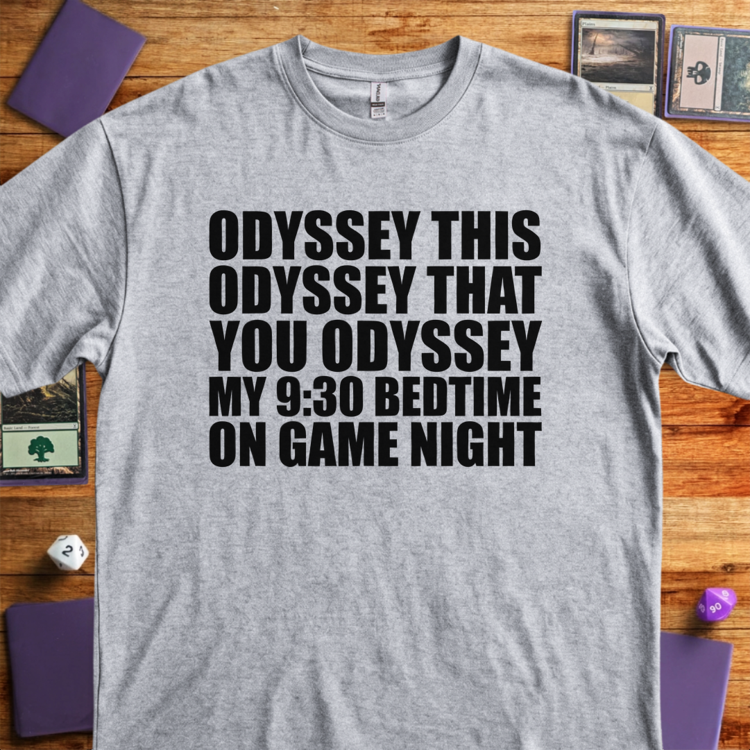 My 9:30 Bedtime on Game Night - Sport Grey