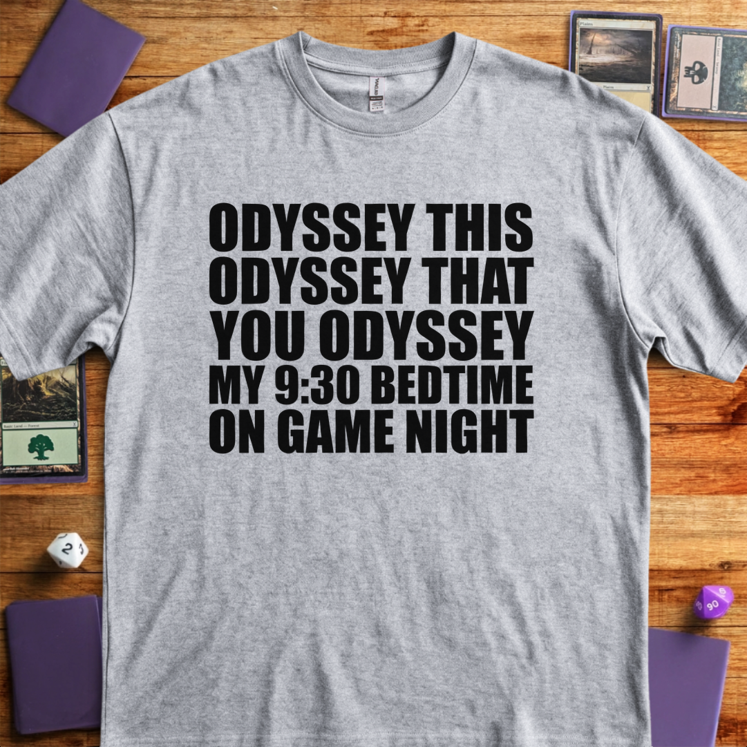 My 9:30 Bedtime on Game Night - Sport Grey