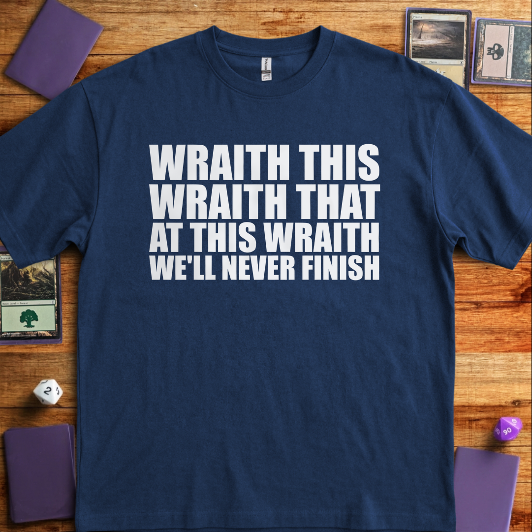 At this Wraith We'll Never Finish - Navy