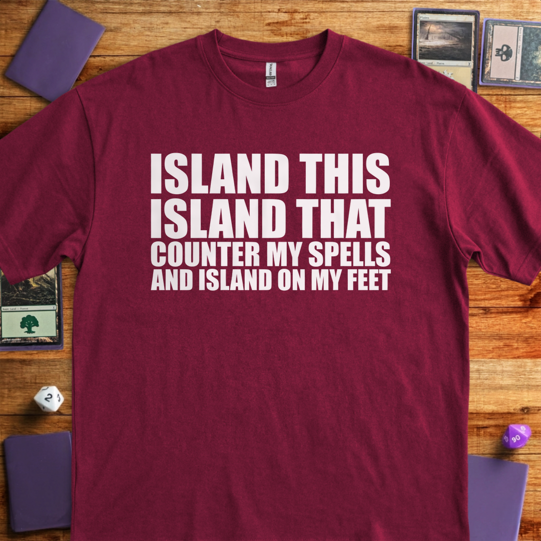 And Island on my Feet - Maroon