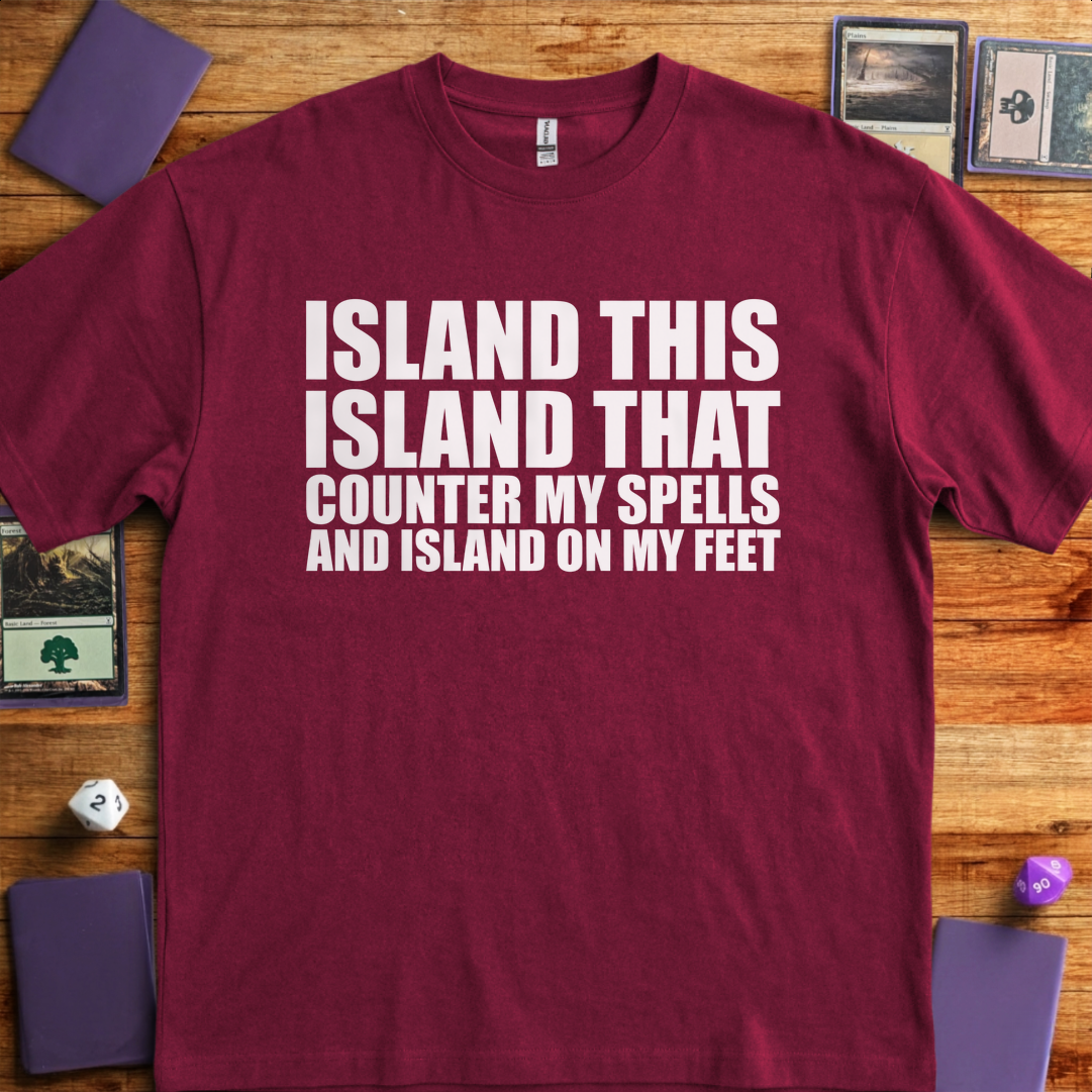 And Island on my Feet - Maroon