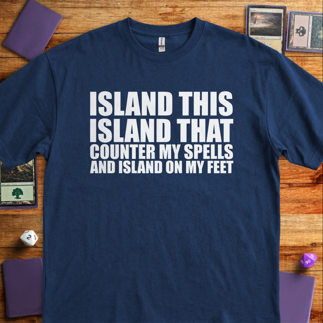 And Island on my Feet - Navy